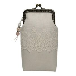 Csipkés vászon szemüvegtok