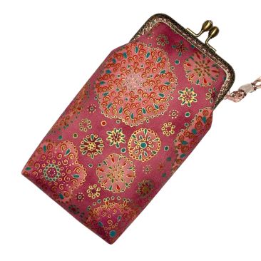 Arany mandalás szemüvegtok hátulja