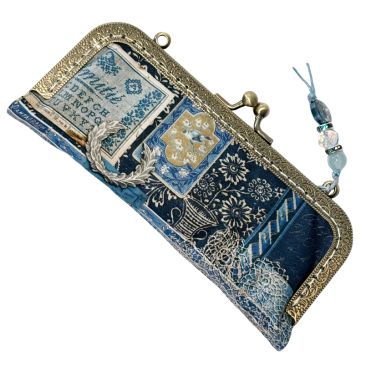 Blue vintage tolltartó hátulja